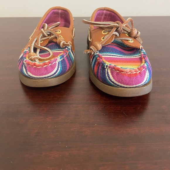 Women’s Sperry Top-Sider Rainbow Slip-on Boat Shoe Loafer - Picture 2 of 7